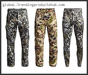 Top 10 Best Sitka Pants Reviews With Products List