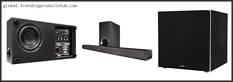 Best Slim Subwoofer Home Theater