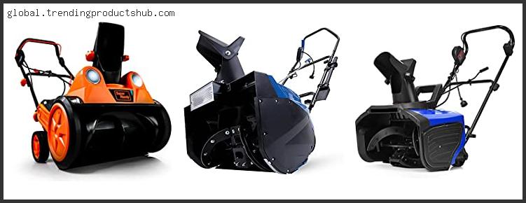 Best Electric Snow Thrower