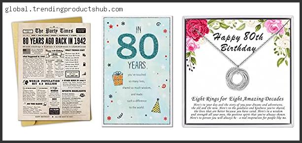 Top #10 80th Birthday Gift – Available On Market