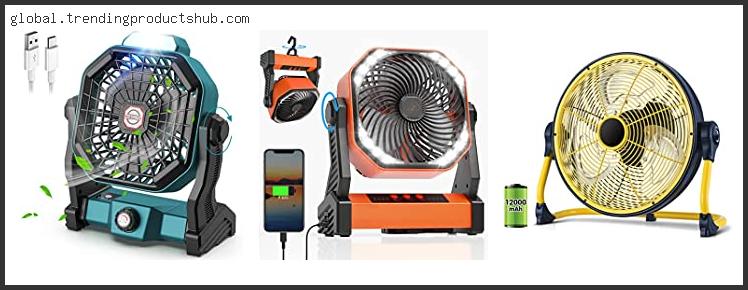 Top 10 Best Battery Operated Fan Reviews With Products List