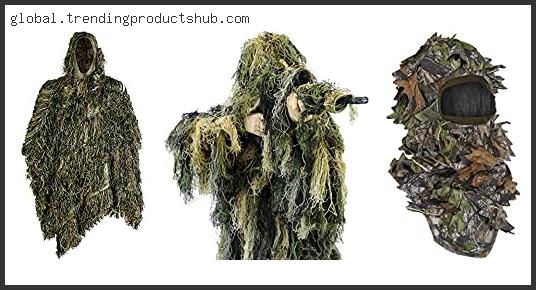 Top 10 Best Ghillie Suit For Bowhunting Reviews With Scores
