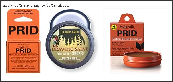 Best Drawing Salve For Cysts