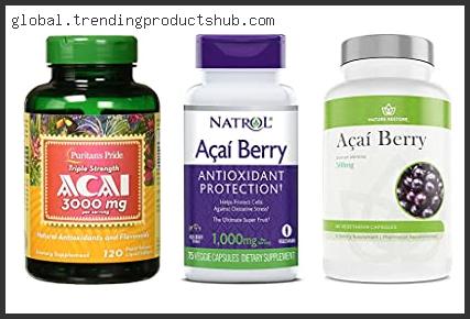 Top 10 Best Acai Supplement For Fertility With Buying Guide