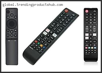 Top 10 Best Replacement Remote For Samsung Smart Tv – Available On Market
