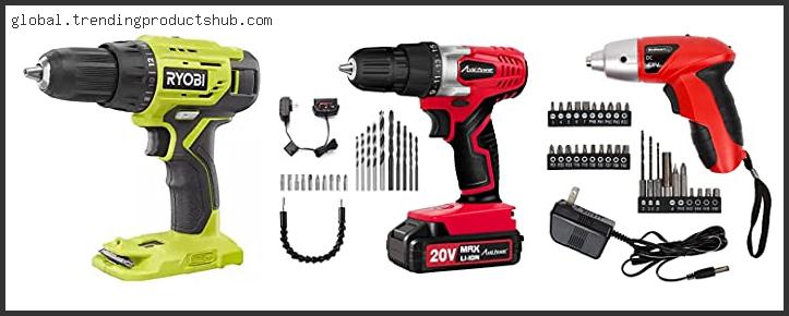 Top 10 Best Cordless Drill Under 50 With Buying Guide