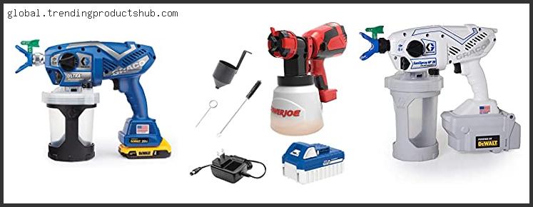 Top 10 Best Cordless Paint Sprayer Reviews With Products List
