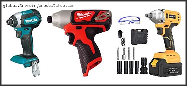 Top 10 Best Value Cordless Impact Driver Reviews With Products List