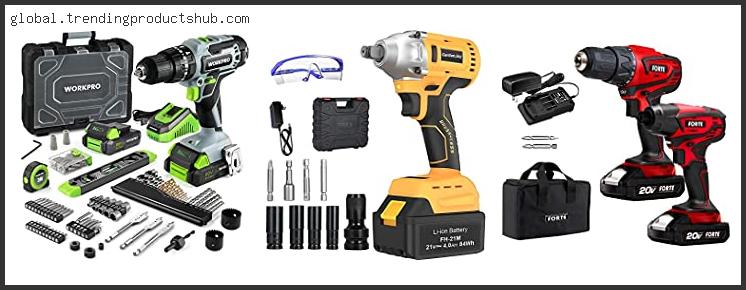 Top 10 Best Cordless Drill And Impact Driver Set In [2024]