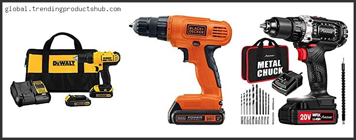 Best Cordless Drill And Driver Set
