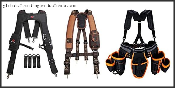 Best Electrician Tool Belt With Suspenders
