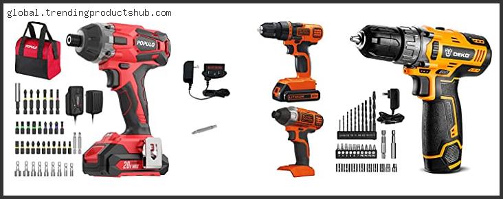 Top 10 Best Cordless Impact Driver And Drill Set With Buying Guide