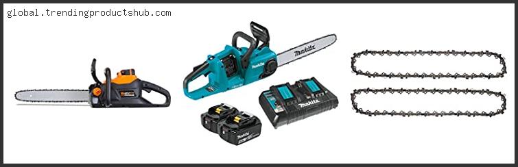 Top 10 Best Lithium Ion Chainsaw Based On User Rating