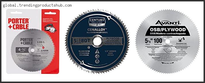 Top 10 Best Saw Blade For Plywood Reviews With Scores