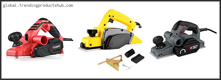 Top 10 Best Electric Handheld Wood Planer Reviews With Products List