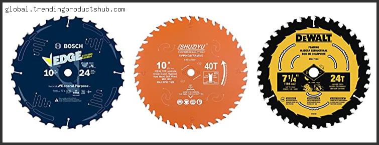 Top 10 Best Saw Blade For Ripping Wood Reviews For You