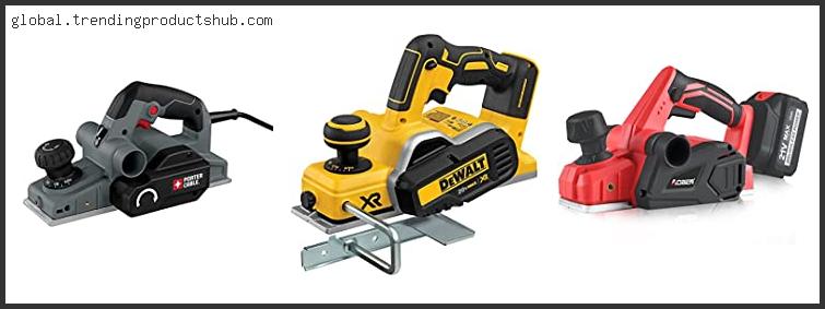 Best Cordless Electric Hand Planer