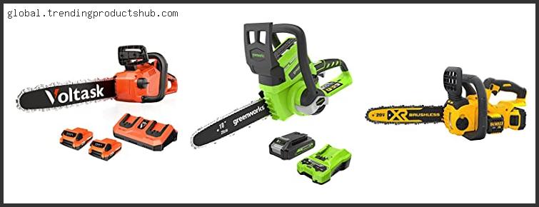 Top 10 Best Lightweight Battery Powered Chainsaw With Buying Guide