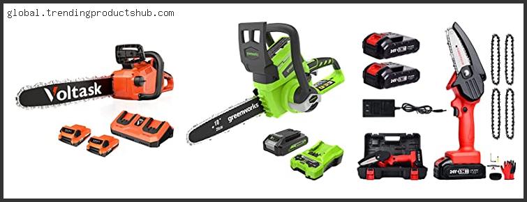 Top 10 Best Performing 40 Volt Chainsaw With Expert Recommendation
