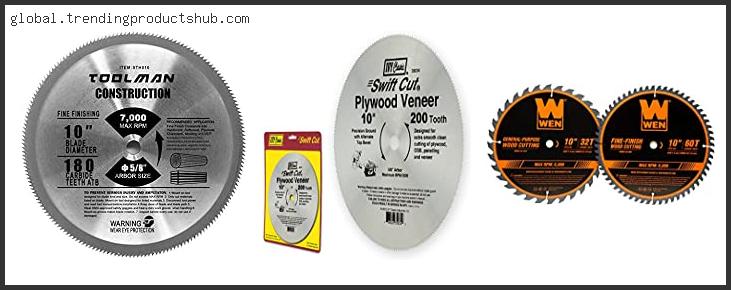 Top 10 Best Saw Blade For Plywood Flooring Based On Customer Ratings