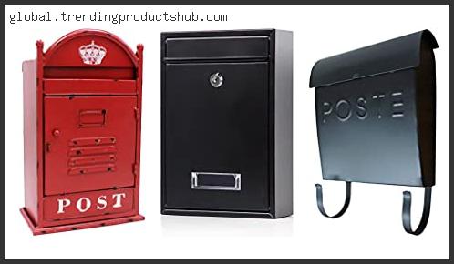 Top 10 Best Wall Mounted Post Box Reviews With Scores
