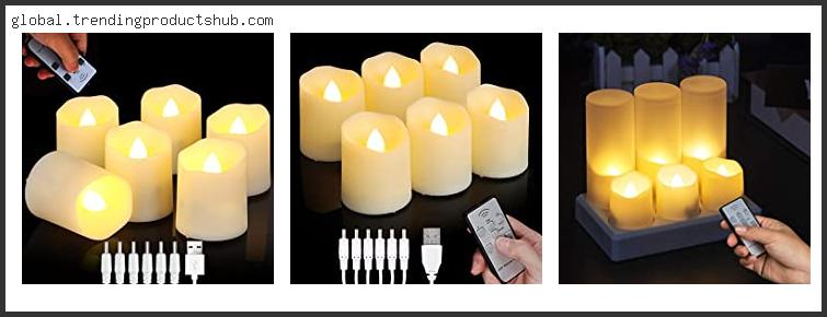 Top 10 Best Rechargeable Tea Lights Based On Scores