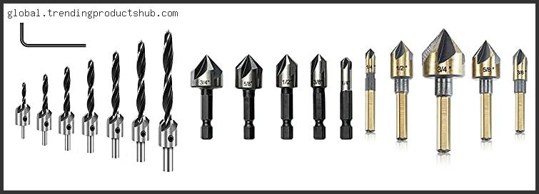 Top 10 Best Countersink Drill Bit Set Reviews For You