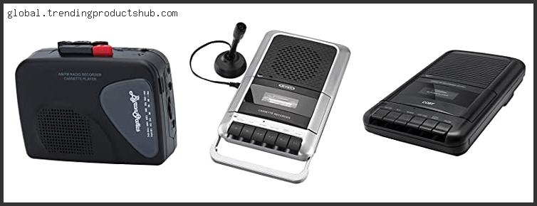 Top 10 Best Portable Cassette Recorder In [2024]