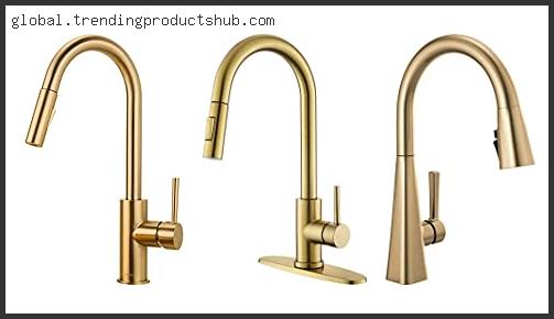 Top 10 Best Gold Kitchen Faucet – Available On Market