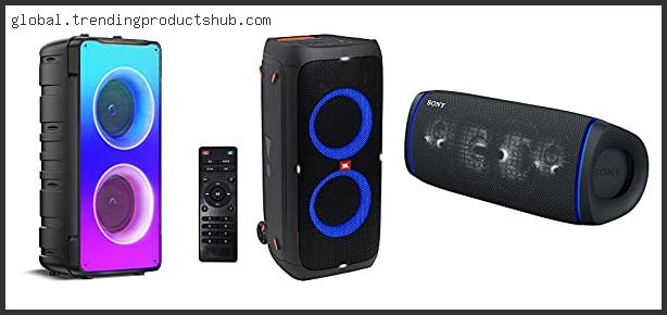 Top 10 Best Bluetooth Party Speakers Reviews With Scores