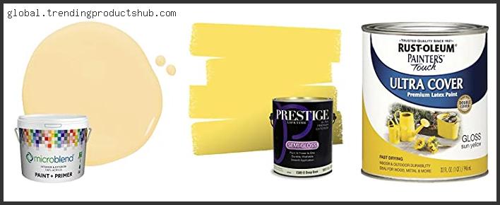 Top 10 Best Yellow Exterior House Paint Based On Customer Ratings