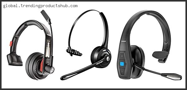 Best Bluetooth Headset For Truckers 2023