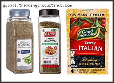 Top 10 Best Italian Seasoning Brand Based On User Rating