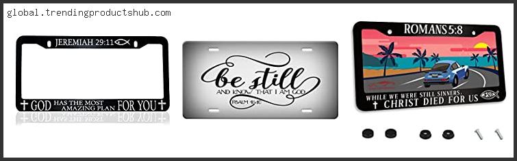 Top 10 Best Bible Verses For License Plate With Buying Guide