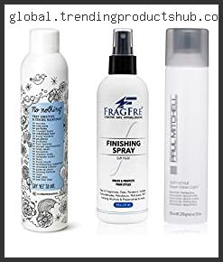 Top 10 Best Hypoallergenic Hairspray Based On User Rating