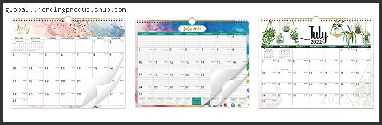 Top 10 Best Wall Calendars 2024 Based On Scores