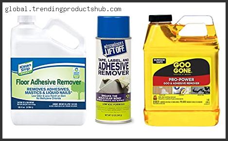 Top 10 Best Carpet Adhesive Remover Based On Scores