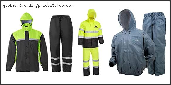 Top 10 Best Rain Suit For Work Reviews With Products List