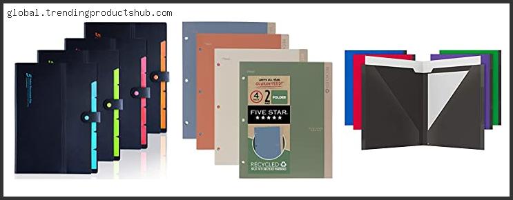 Top 10 Best Folders For College Based On User Rating