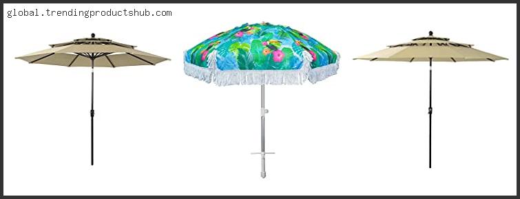 Top 10 Best Outdoor Umbrella For High Winds Based On Customer Ratings