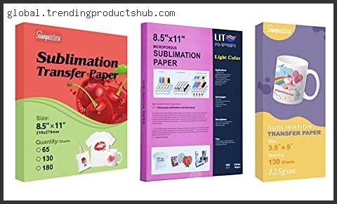 Top 10 Best Heat Transfer Paper For Hp Printer Reviews With Scores