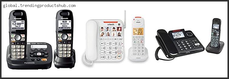 Top 10 Best Cordless Phone For Hearing Impaired With Answering Machine Based On Scores