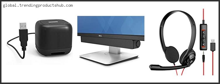 Top 10 Best Speakers For Dell Laptop – Available On Market