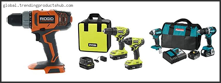 Top 10 Best 18v Lithium Ion Cordless Drill Based On User Rating