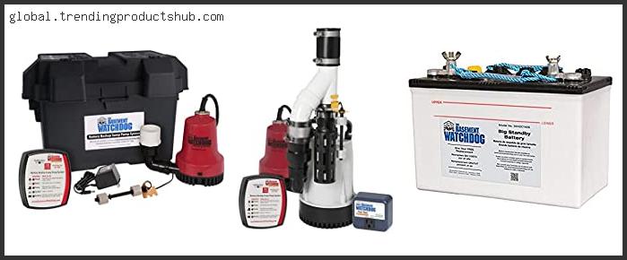 Best Combination Sump Pump With Battery Backup