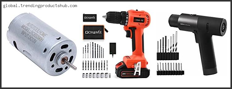 Best Low Speed High Torque Drill