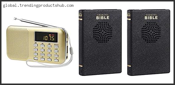 Top 10 Best Portable Audio Bible Reviews With Products List