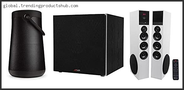 Best Tower Speakers With Built In Subwoofer