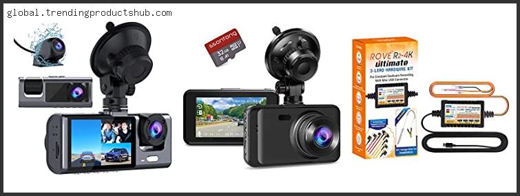 Top 10 Best 3 Camera Dash Cam Reviews With Scores