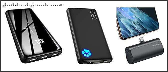 Top 10 Best Portable Phone Charger For Samsung Reviews With Scores